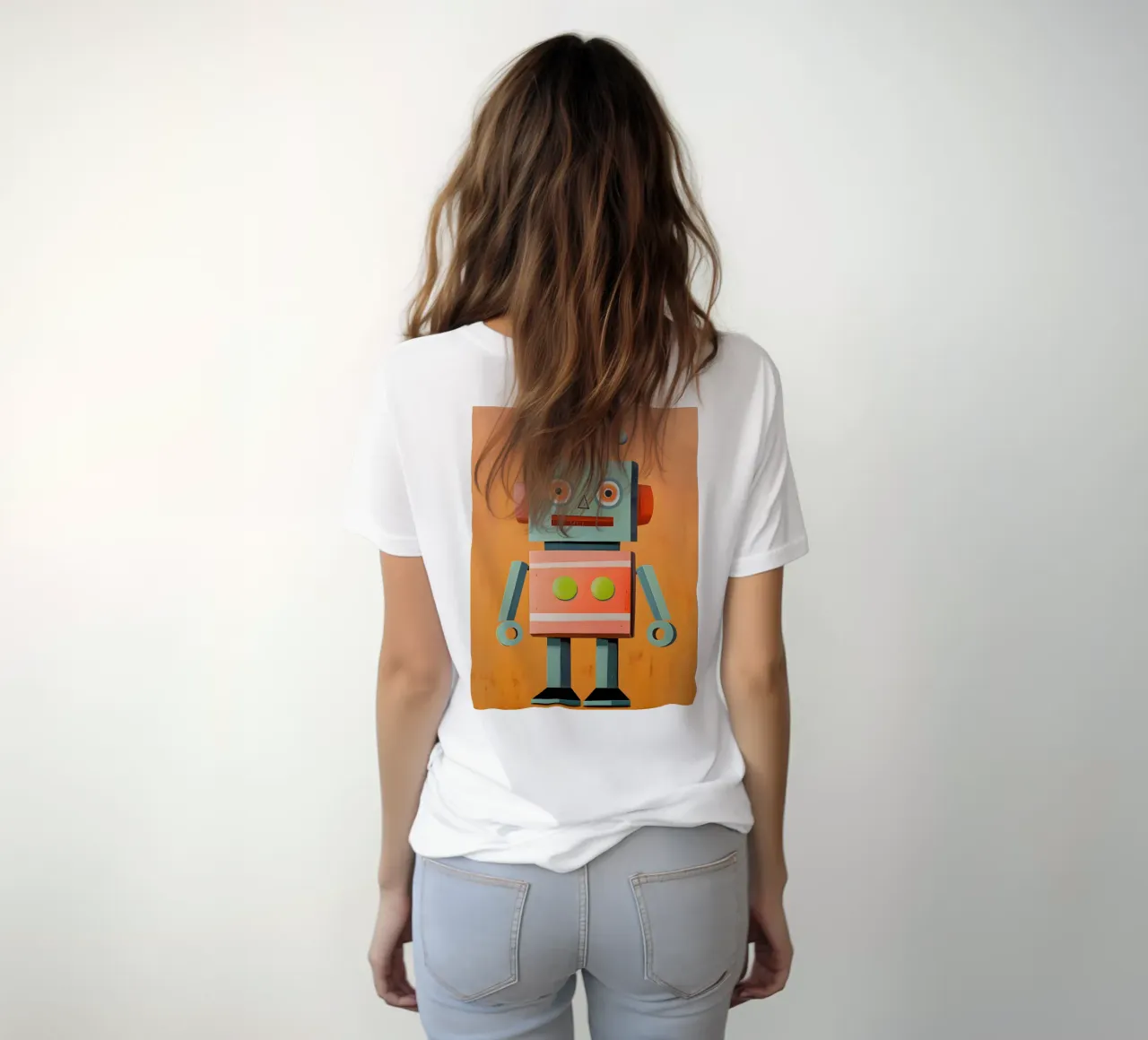 Robot retrò t-shirt da KidzStudio