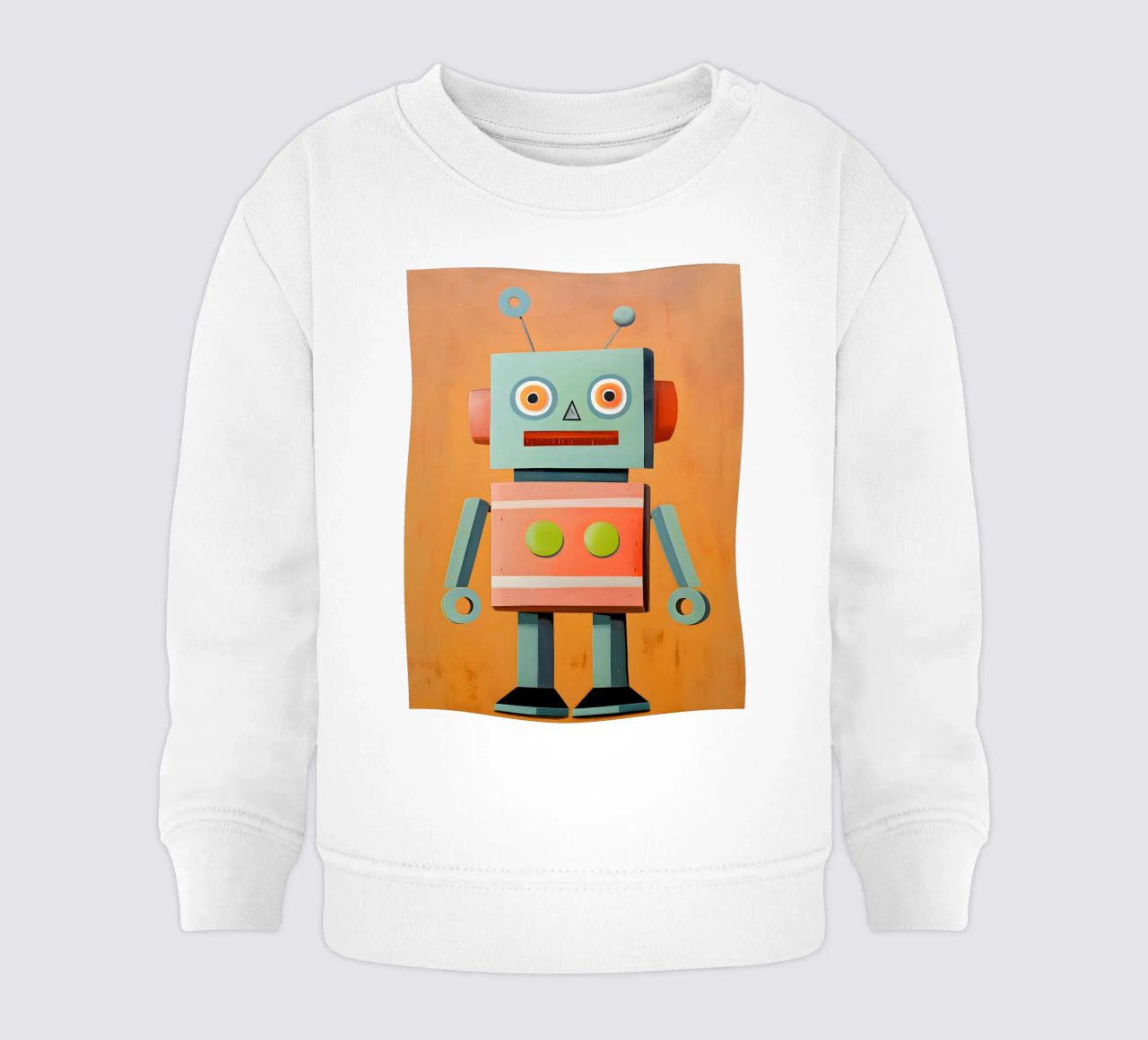 Robot retrò felpa neonato da KidzStudio