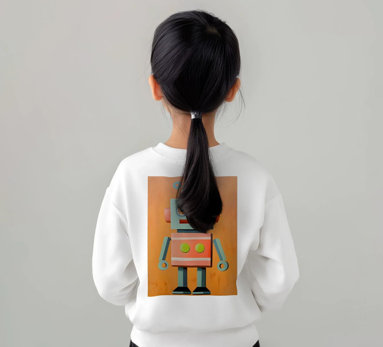 Robot retrò felpa bambino da KidzStudio