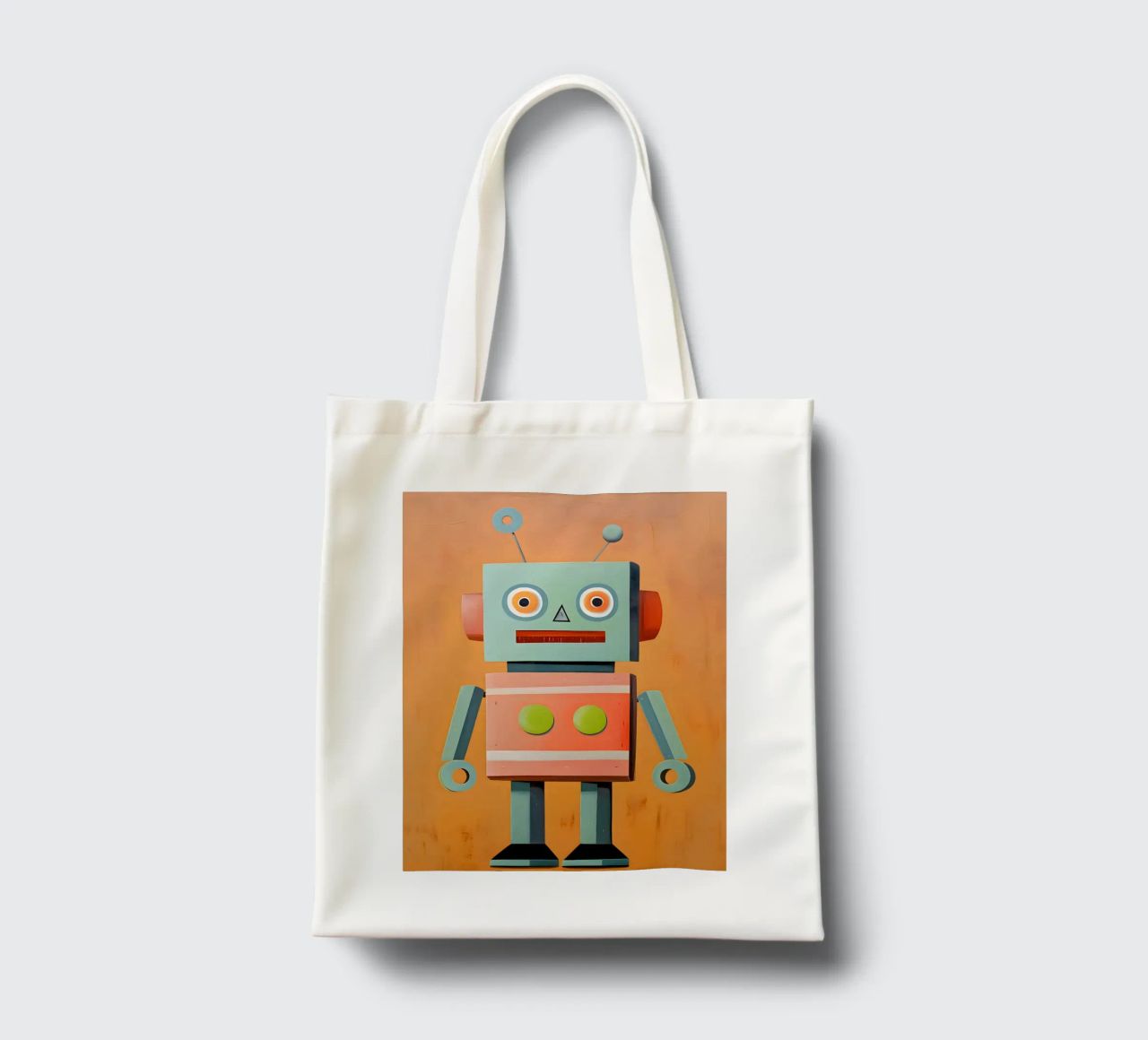 Robot retrò borsa in juta da KidzStudio
