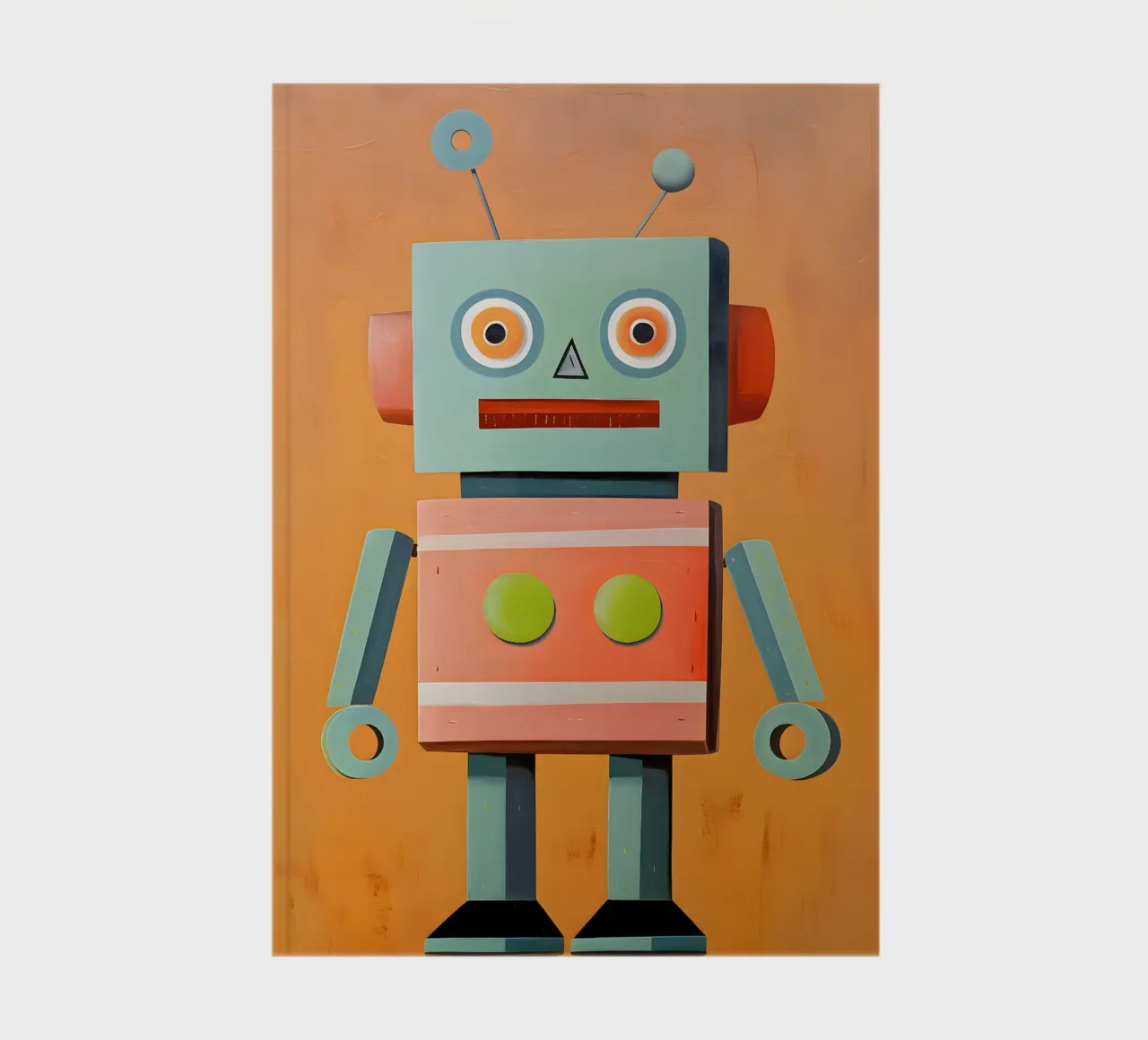 Retro Robot notebook by KidzStudio