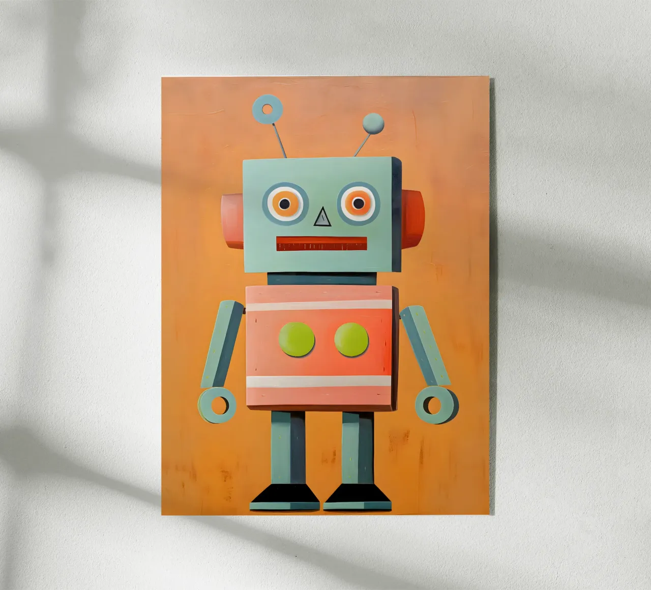 Robot retrò plexiglass da KidzStudio