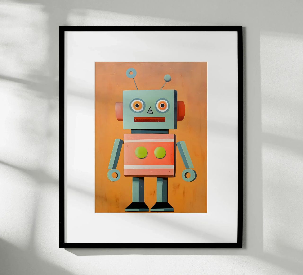 Robot retrò carta hahnemühle da KidzStudio