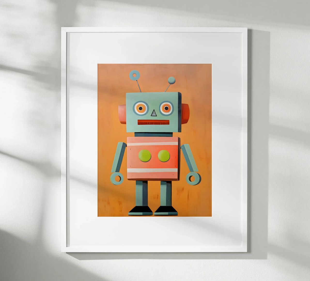 Robot retrò carta hahnemühle da KidzStudio