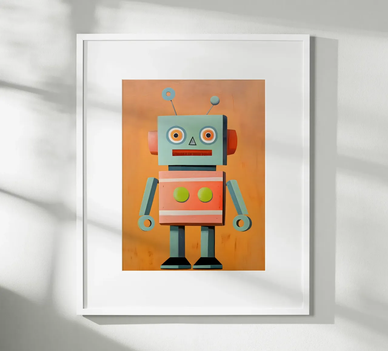 Robot retrò carta hahnemühle da KidzStudio