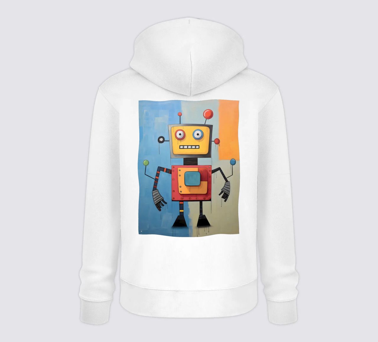 Robot colorato 3 felpa con cappuccio da KidzStudio
