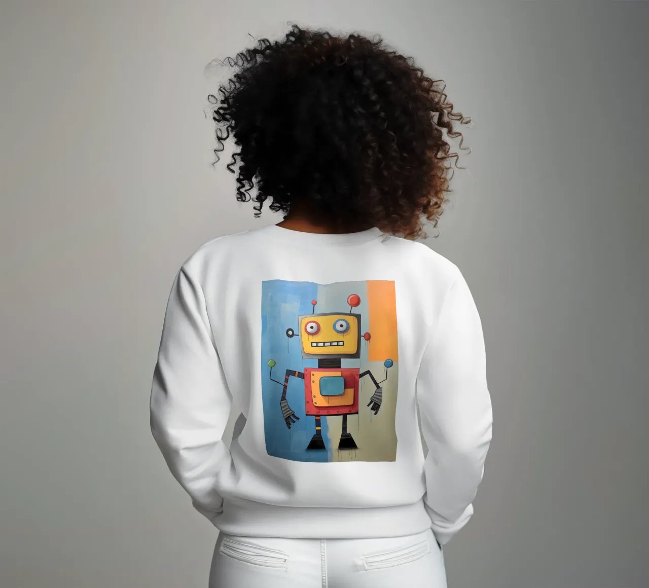 Robot colorato 3 felpa da KidzStudio