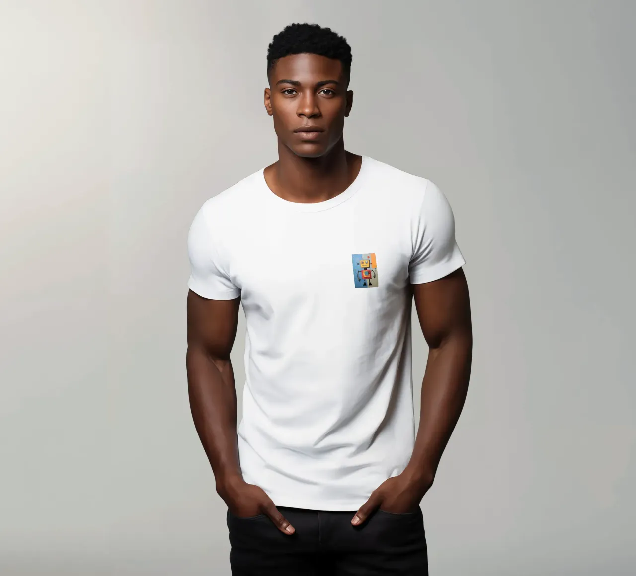 Robot colorato 3 t-shirt da KidzStudio