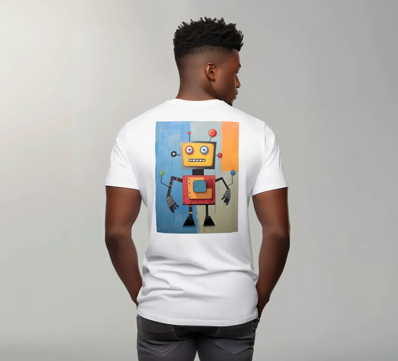 Robot colorato 3 t-shirt da KidzStudio