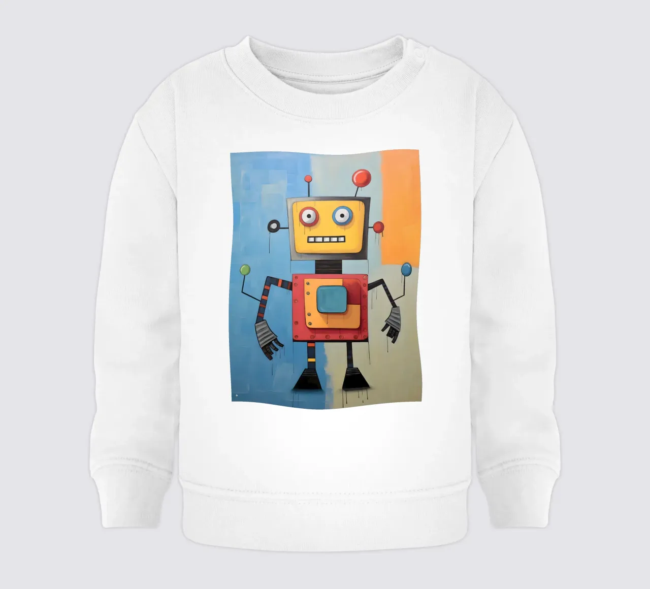 Robot coloré 3 sweat pour bébé de KidzStudio