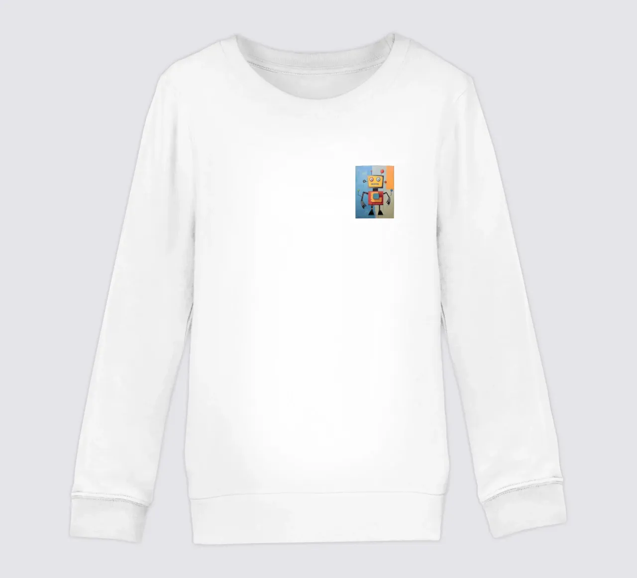 Colorful Robot 3 kids sweatshirt by KidzStudio