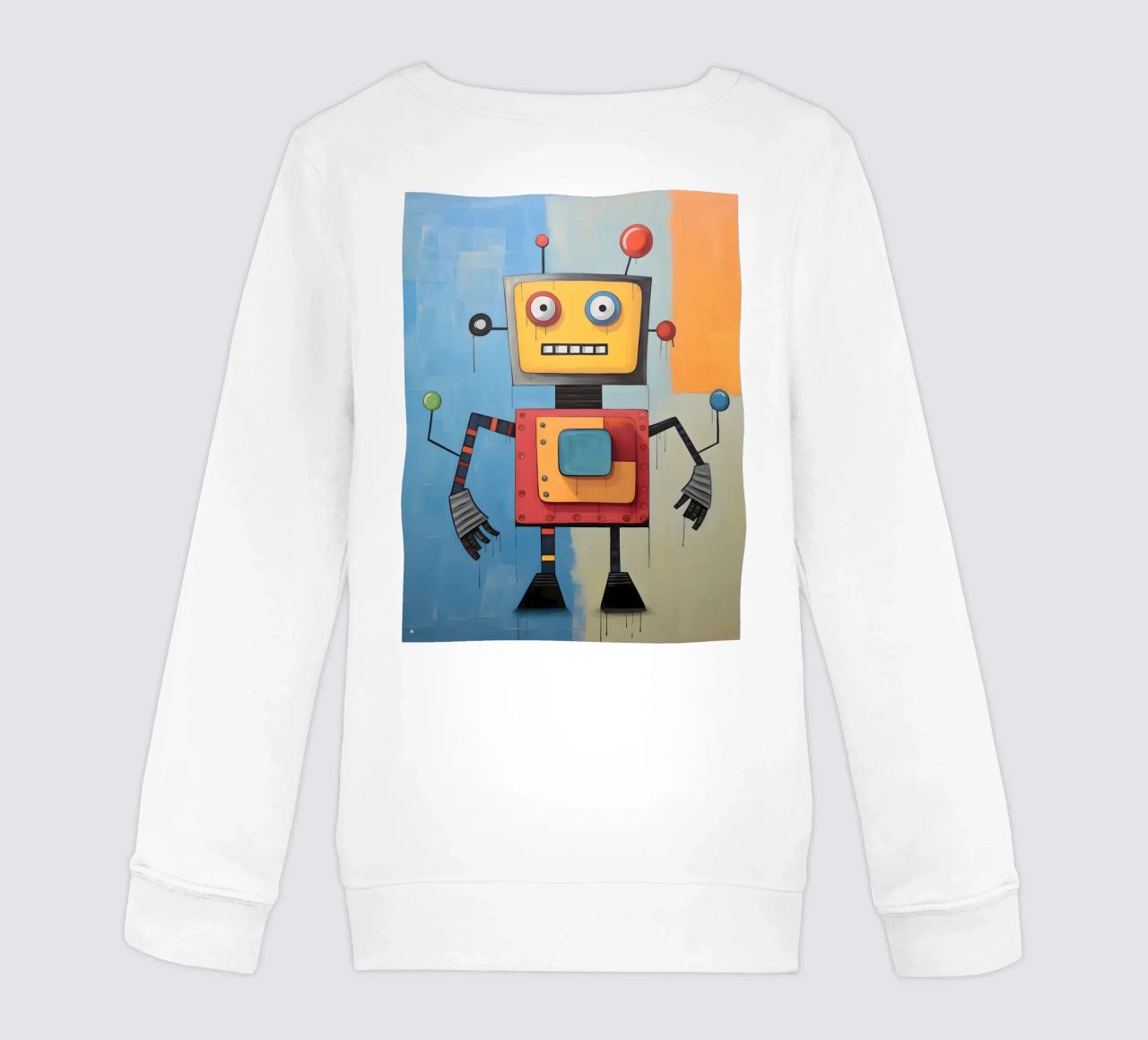 Robot colorato 3 felpa bambino da KidzStudio