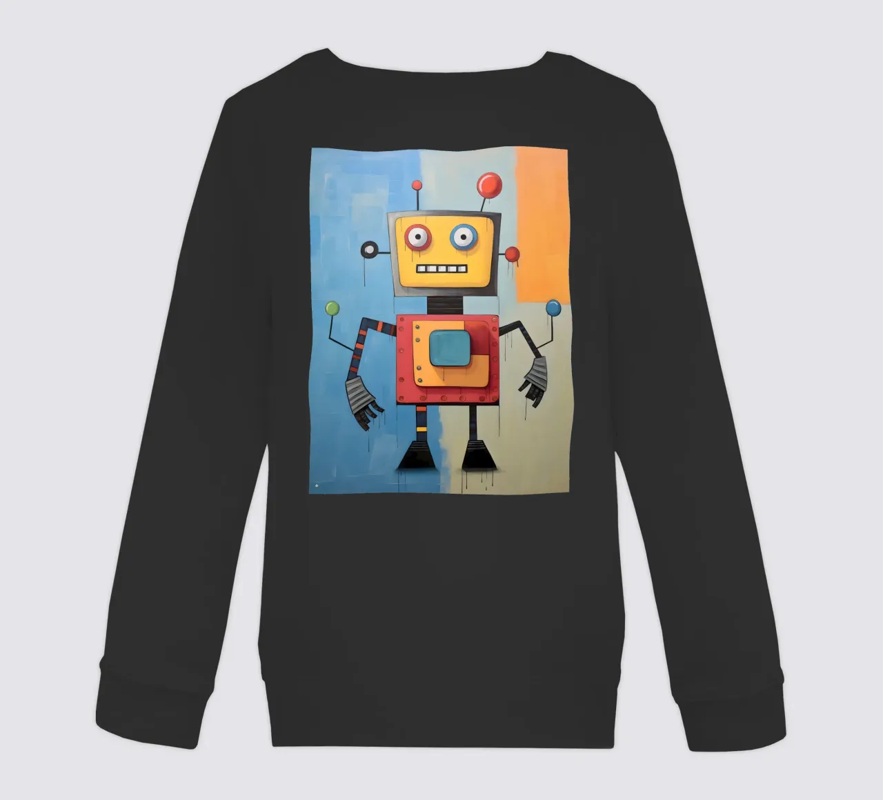 Robot colorato 3 felpa bambino da KidzStudio