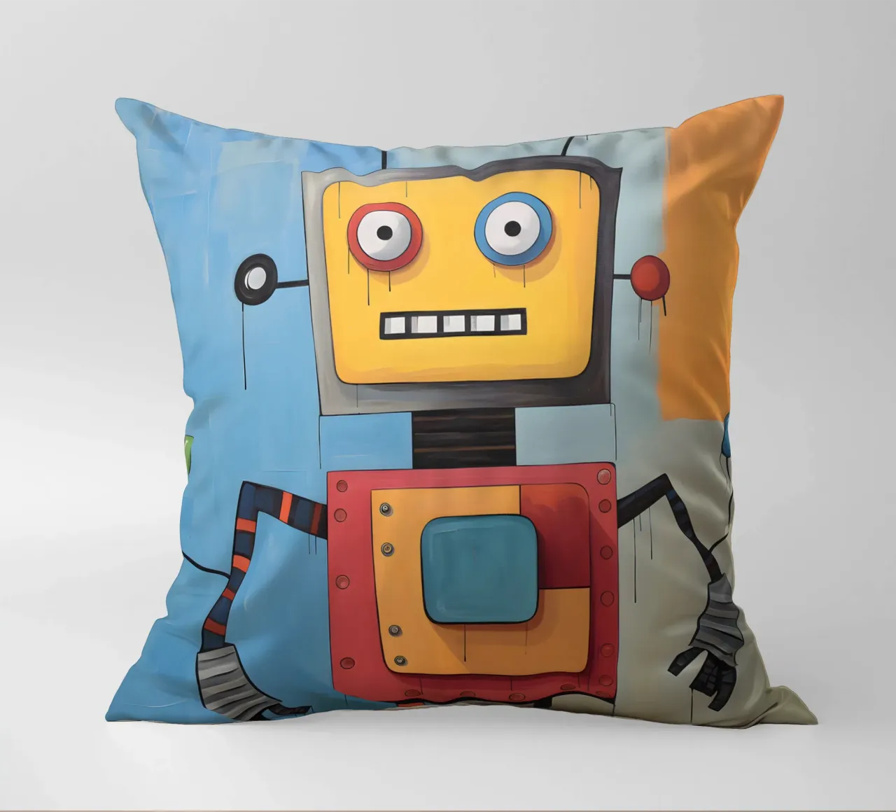 Robot colorato 3 cuscino da KidzStudio