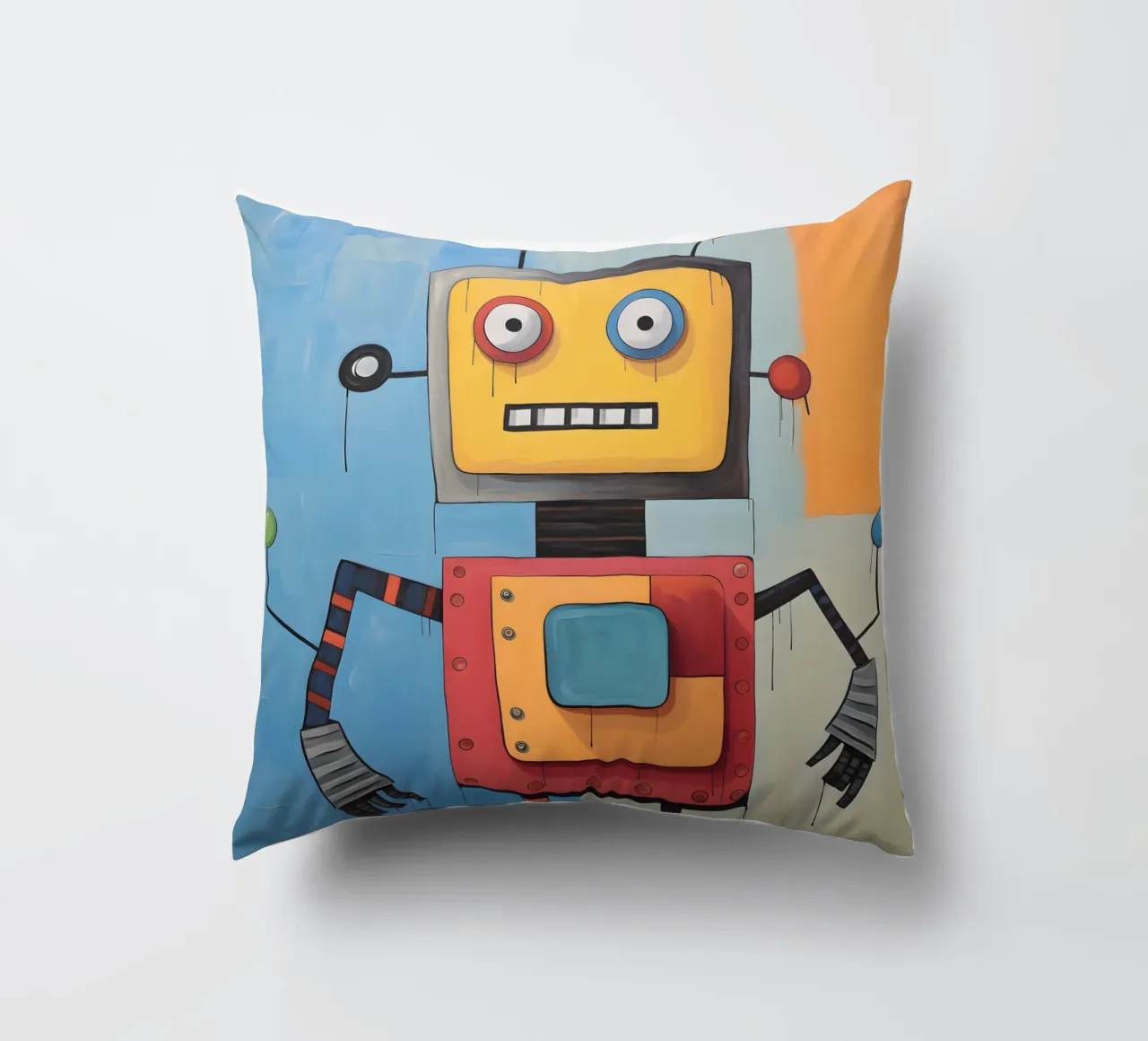 Robot colorato 3 cuscino da KidzStudio