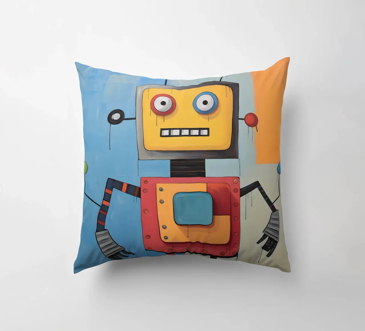 Robot colorato 3 cuscino da KidzStudio