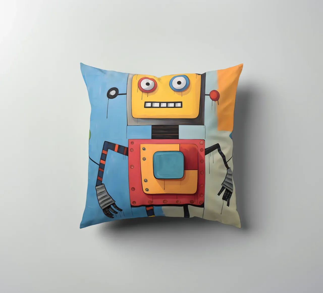 Robot colorato 3 cuscino da KidzStudio