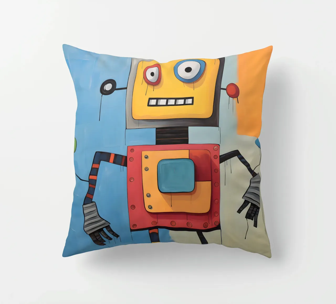 Robot colorato 3 cuscino da KidzStudio