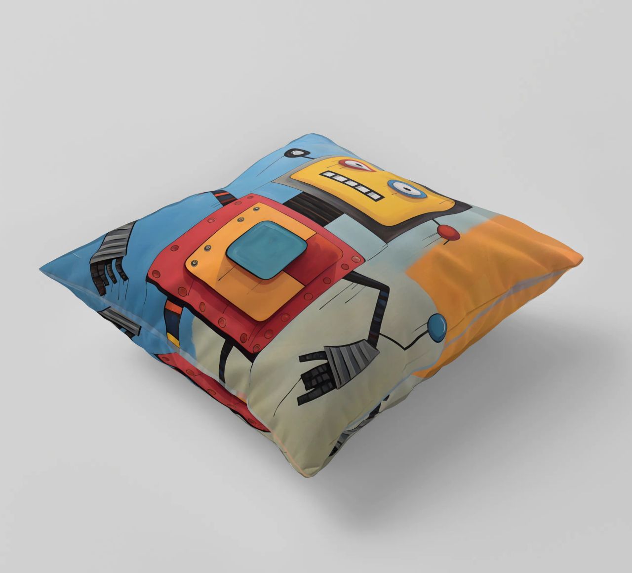 Robot colorato 3 cuscino da KidzStudio