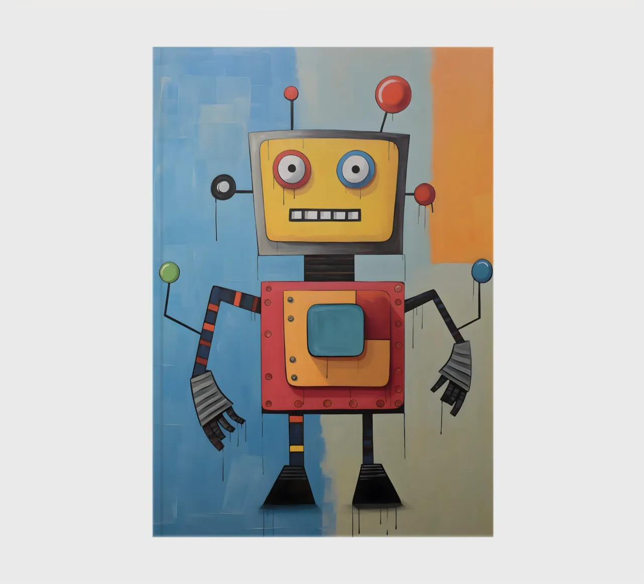 Robot colorato 3 diario da KidzStudio