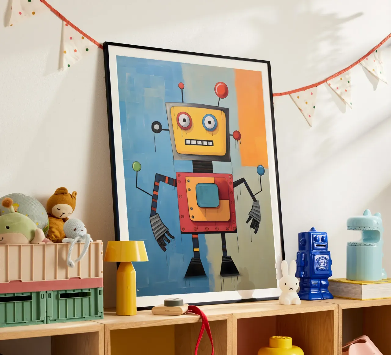 Robot colorato 3 carta hahnemühle da KidzStudio