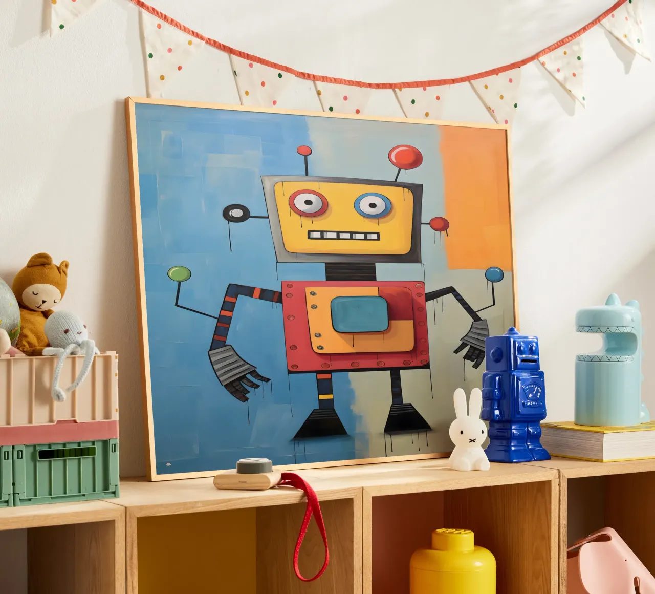 Robot colorato 3 carta hahnemühle da KidzStudio