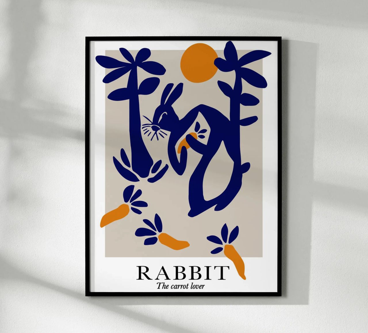 The carrotlover | Matisse Kaninichen | Fauvist Art poster by Spunk