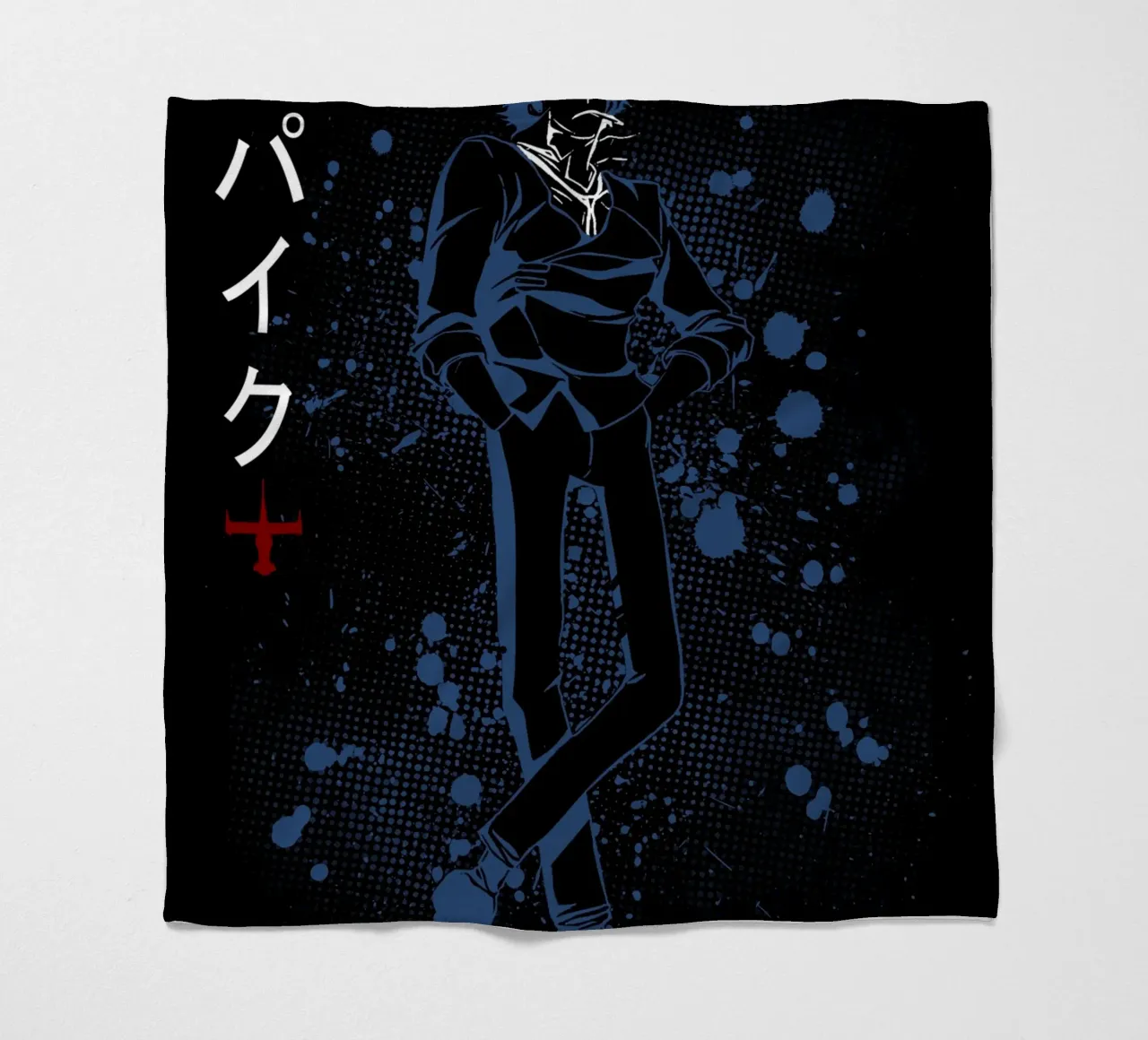Spike Spiegel 11 coperta in pile da Neonartstudio