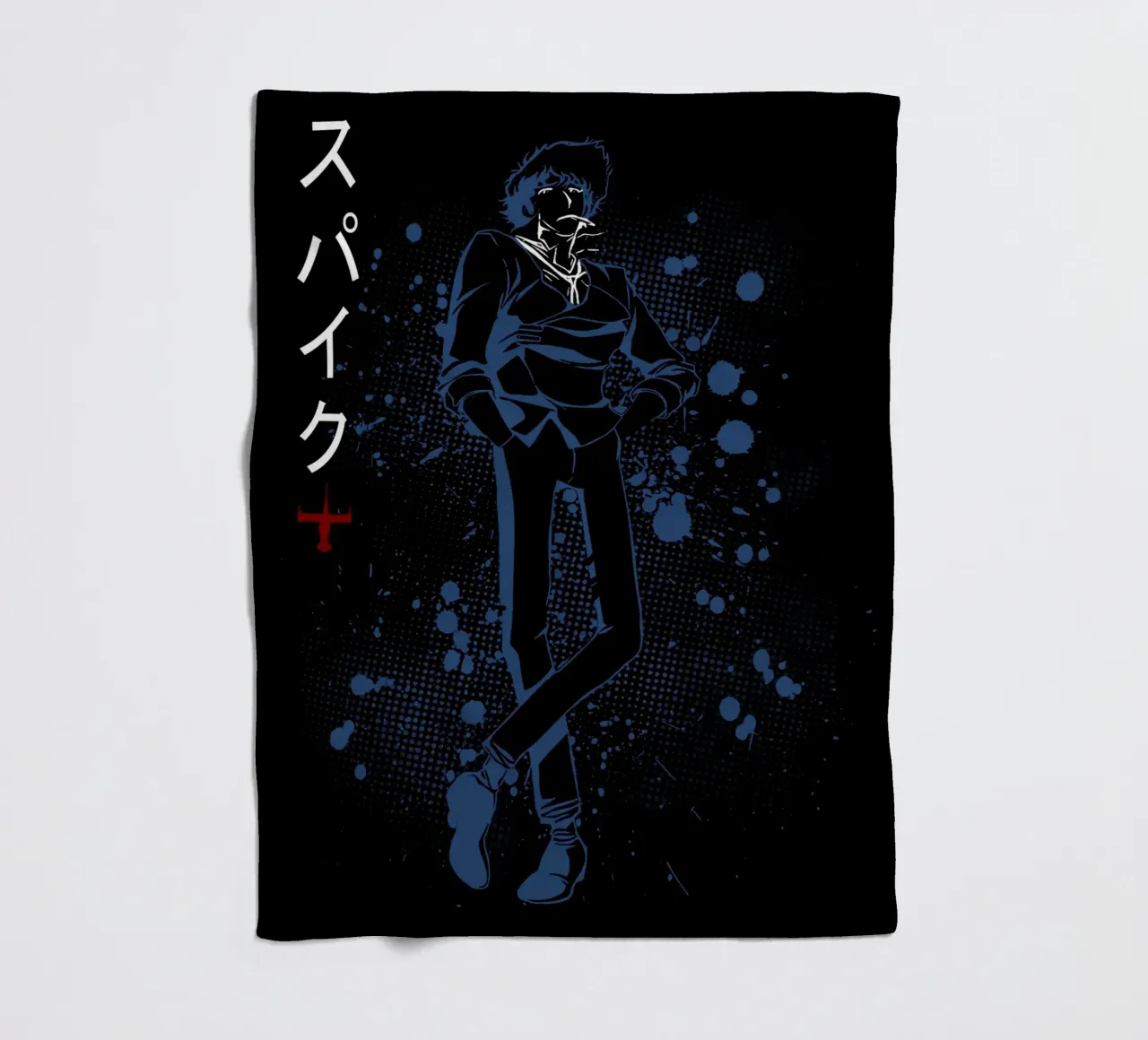 Spike Spiegel 11 coperta in pile da Neonartstudio