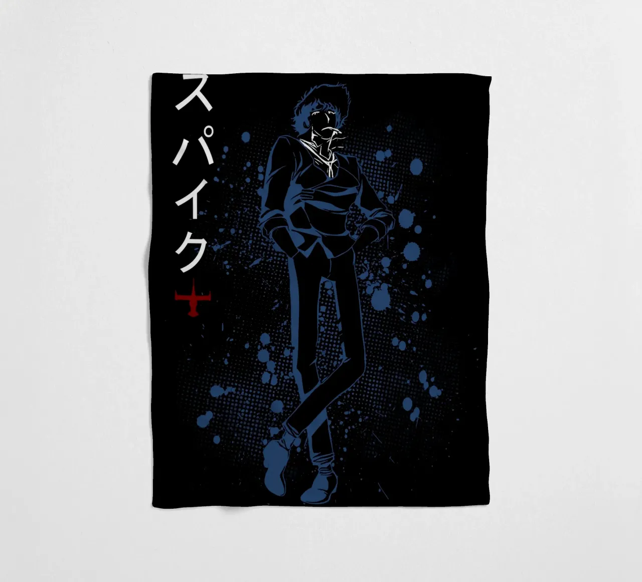 Spike Spiegel 11 coperta in pile da Neonartstudio