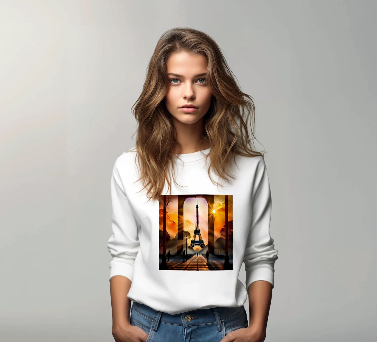 Parigi misteriosa felpa da Art Digital Visuel