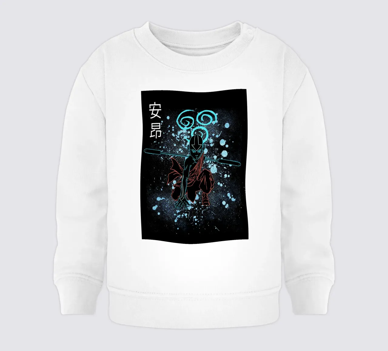 Aang Avatar The Last Airbender 1 felpa neonato da Neonartstudio