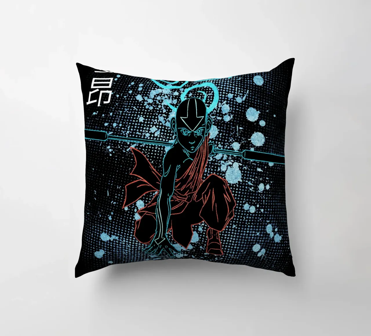 Aang Avatar The Last Airbender 1 cuscino da Neonartstudio