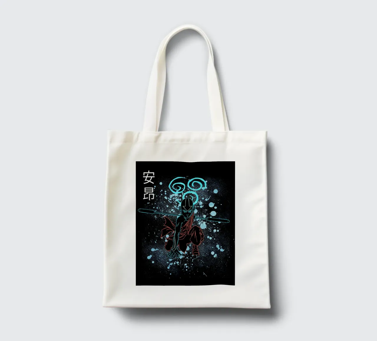 Aang Avatar The Last Airbender 1 borsa in juta da Neonartstudio
