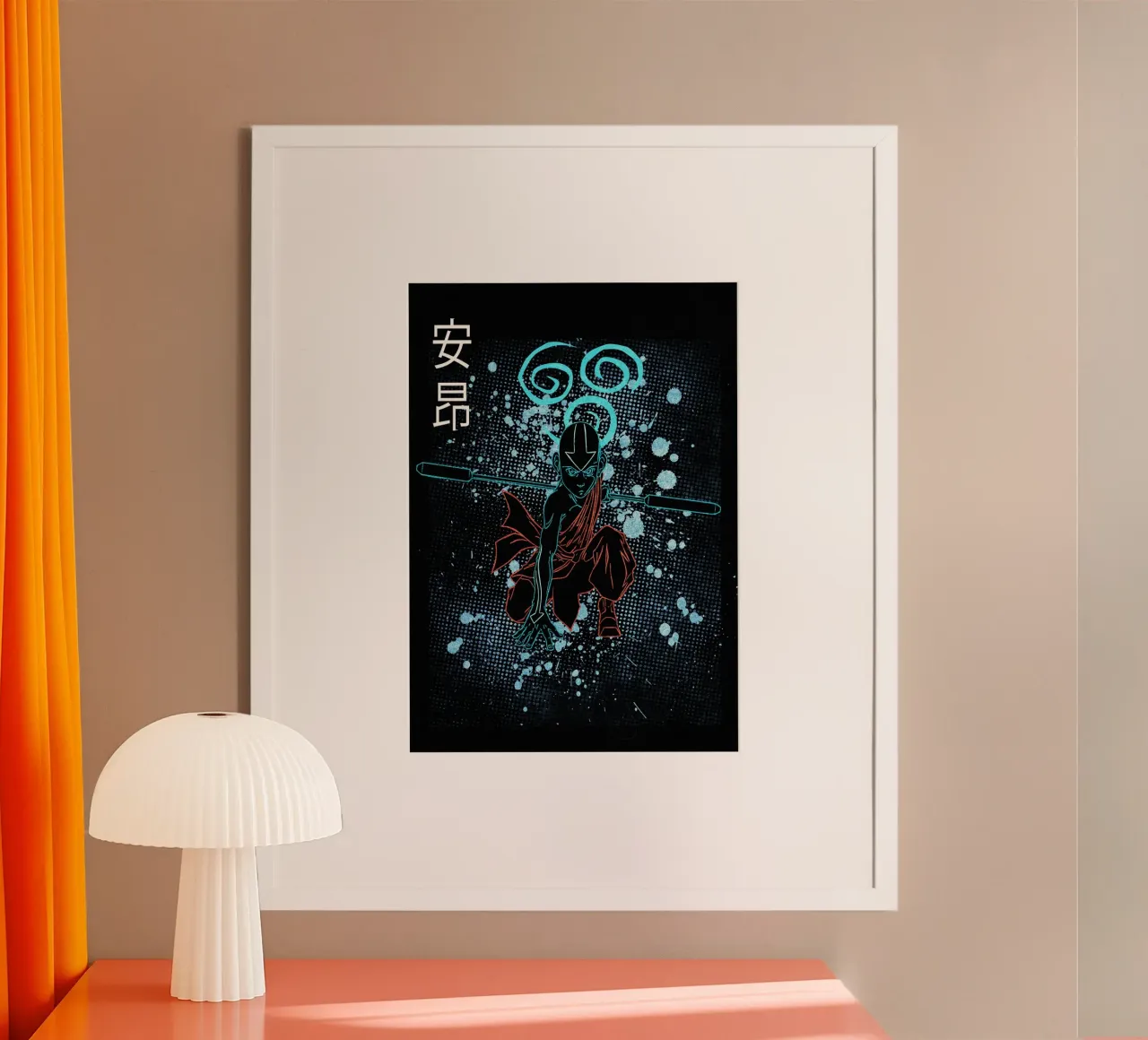 Aang Avatar The Last Airbender 1 carta hahnemühle da Neonartstudio