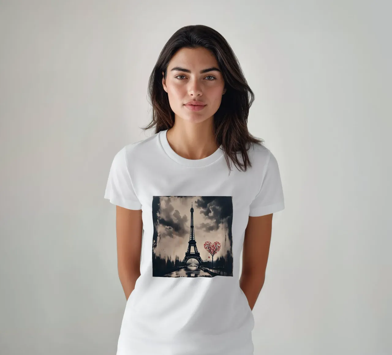 paris la mysterieuse t-shirt de Art Digital Visuel
