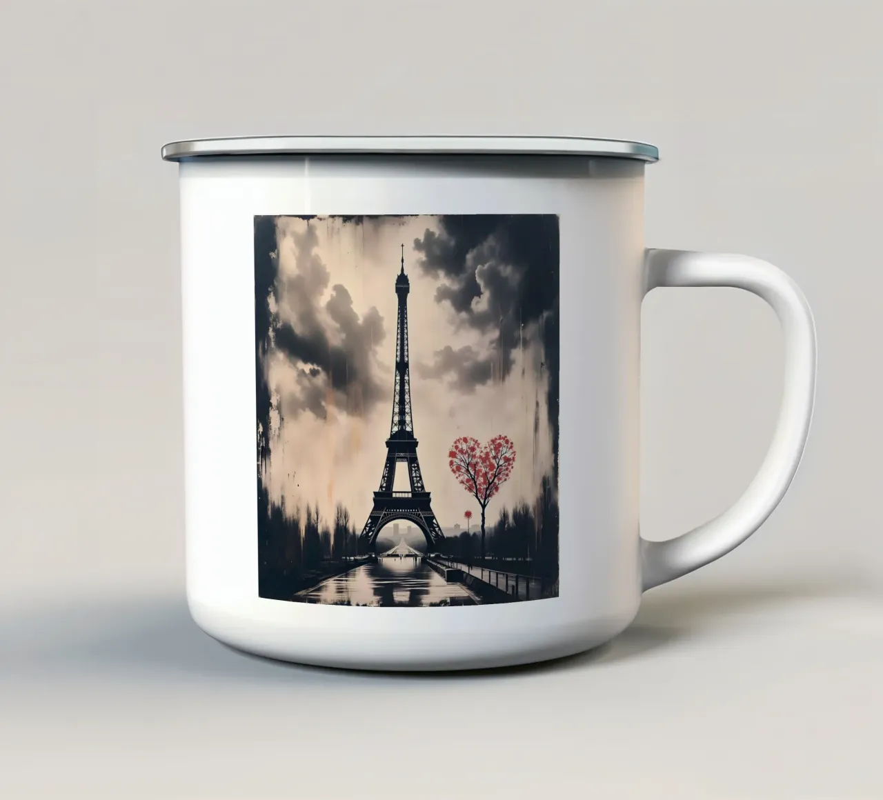 Parigi misteriosa tazza in smalto da Art Digital Visuel