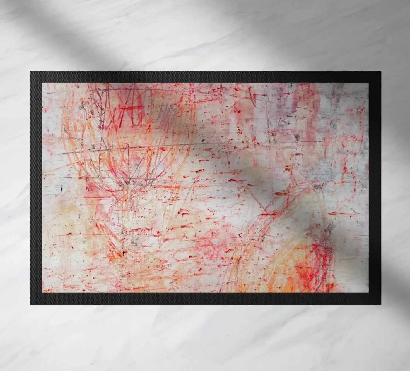 Flower 07 deurmat van József Gábos