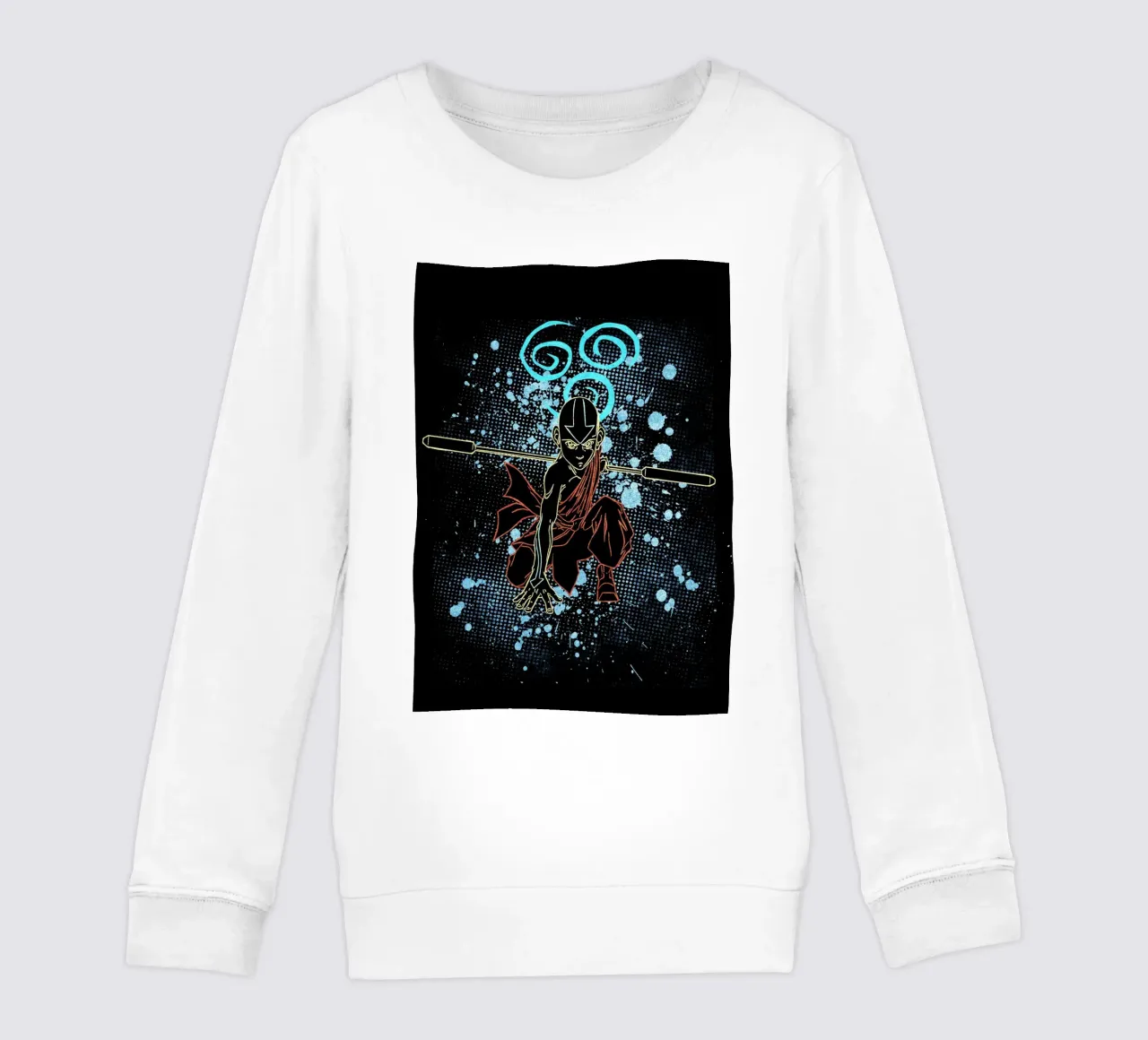 Aang Avatar The Last Airbender felpa bambino da Neonartstudio