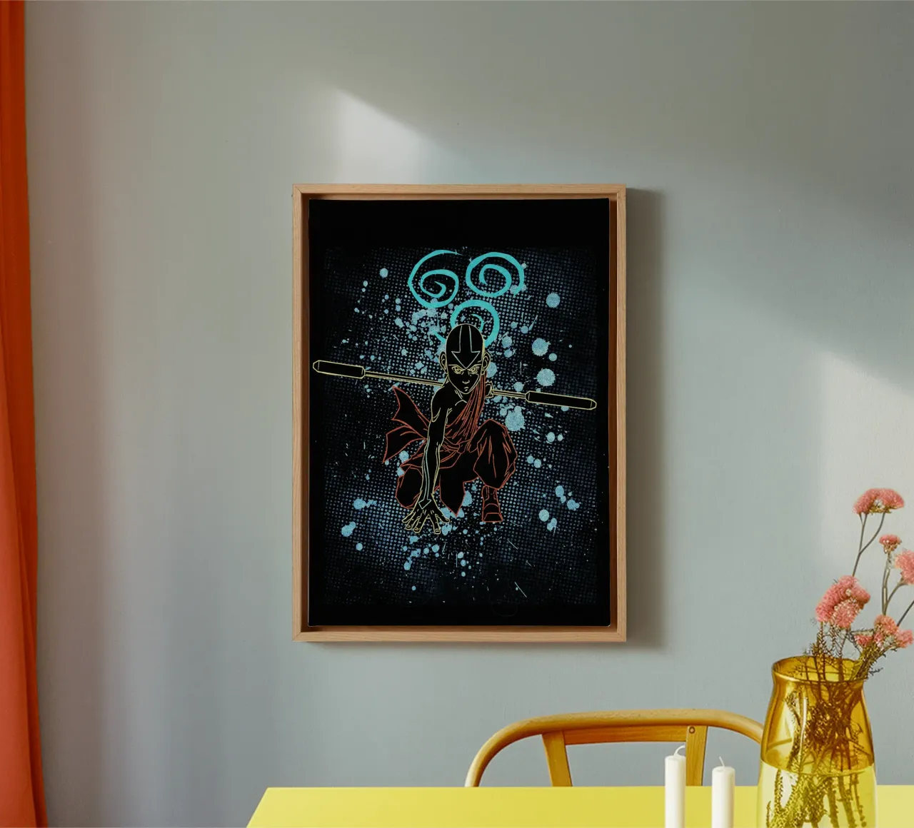 Aang Avatar The Last Airbender canvas by Neonartstudio