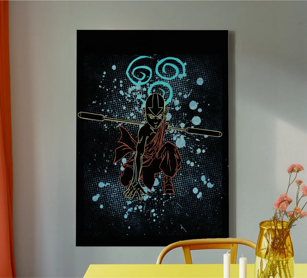 Aang Avatar The Last Airbender canvas by Neonartstudio
