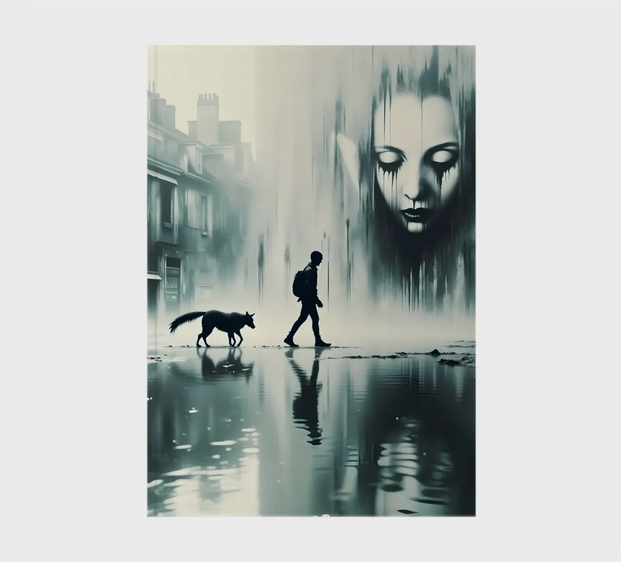 alone in the world notebook by Art Digital Visuel