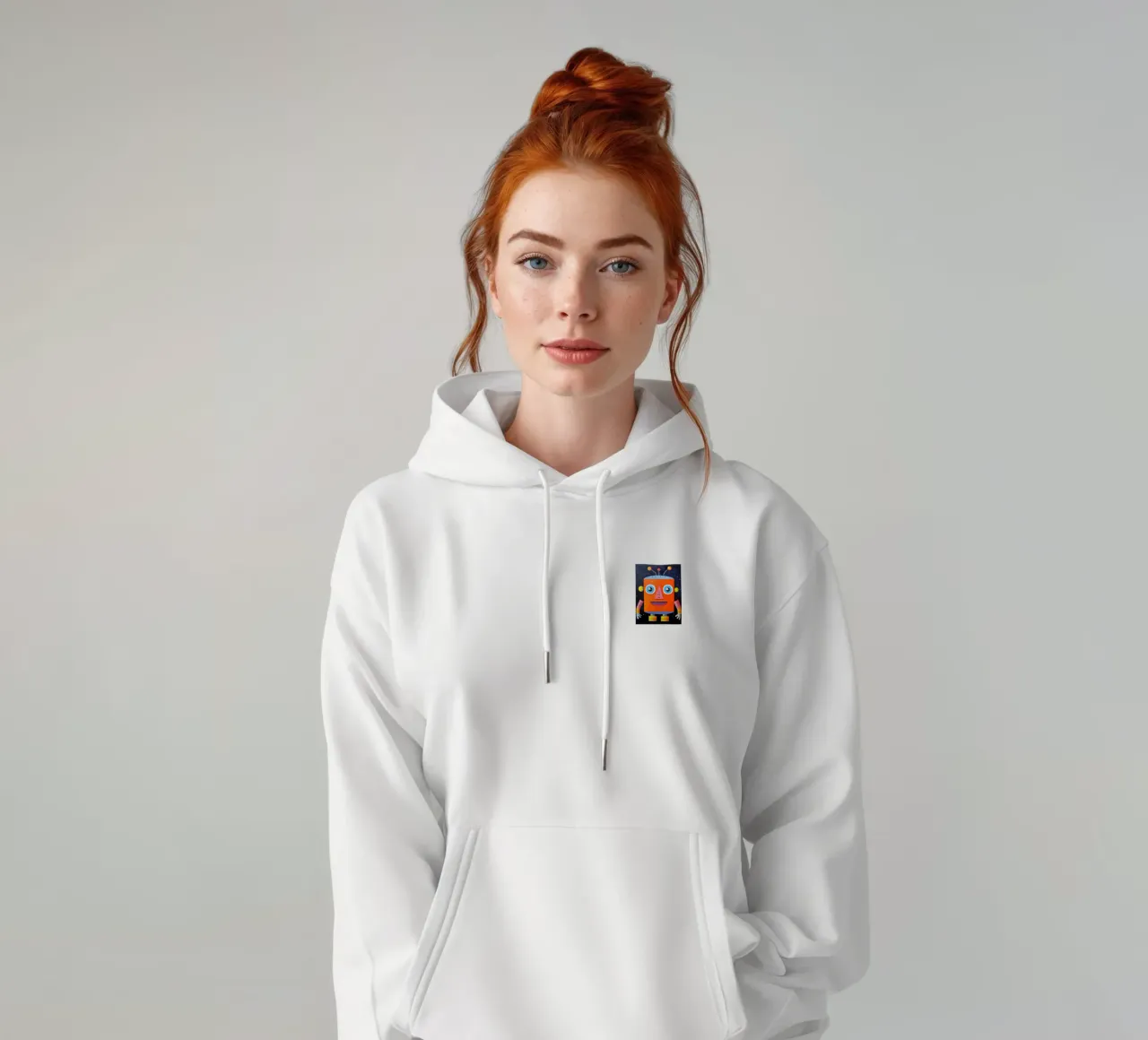 Robot cosmico felpa con cappuccio da KidzStudio