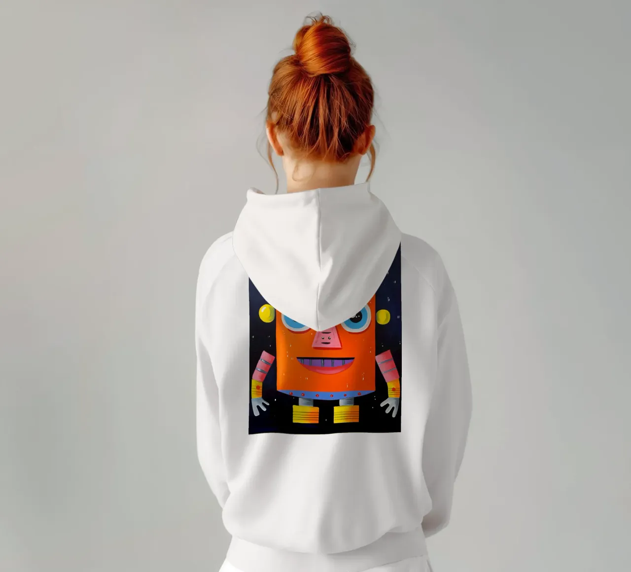 Robot cosmico felpa con cappuccio da KidzStudio