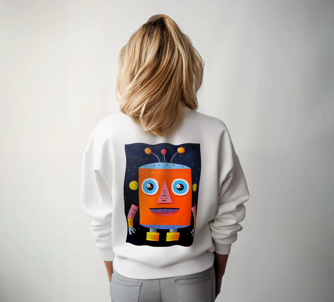 Kosmischer Roboter Sweatshirt von KidzStudio
