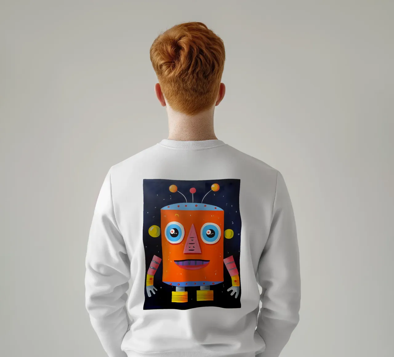Kosmischer Roboter Sweatshirt von KidzStudio