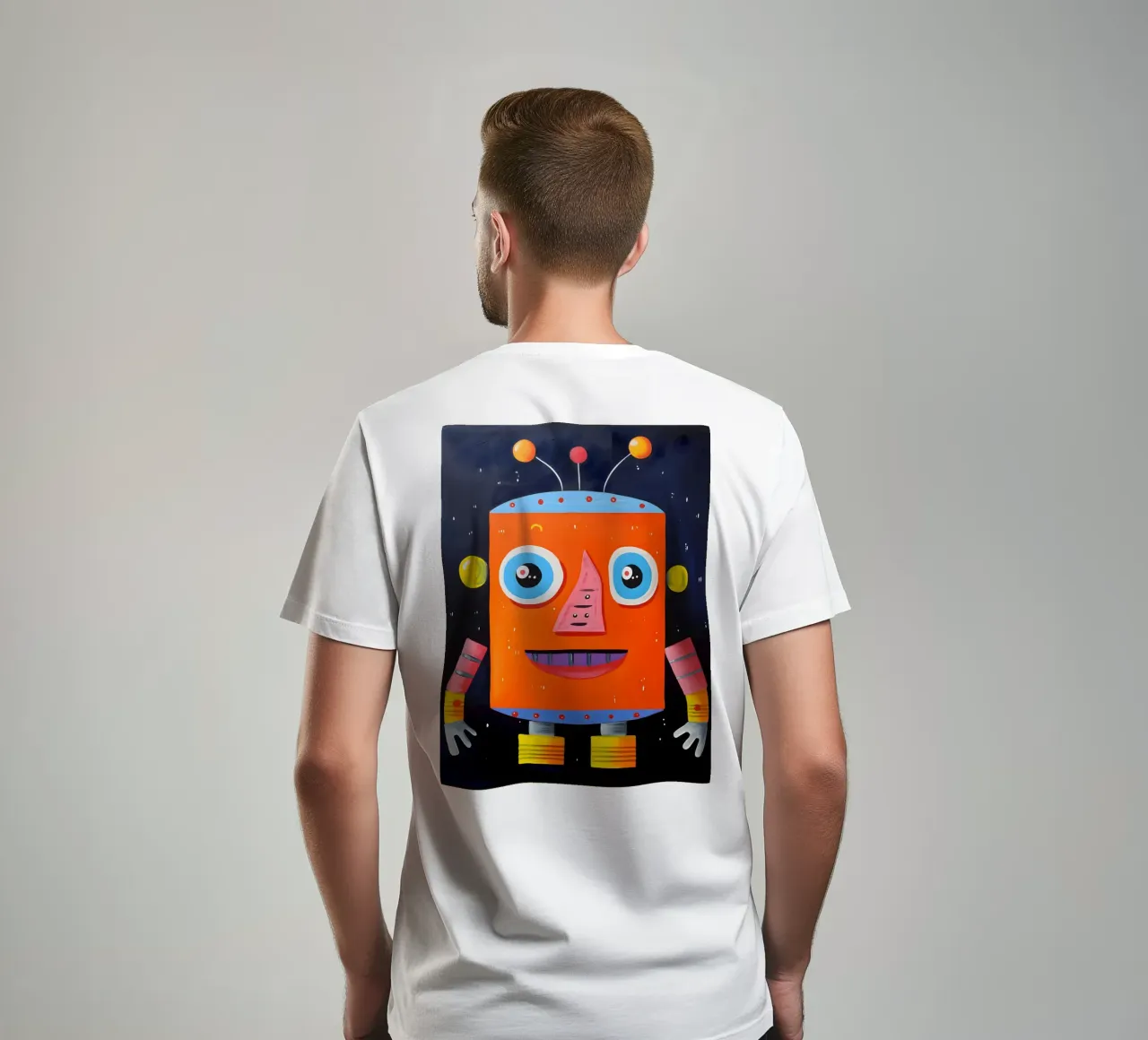 Kosmischer Roboter T-Shirt von KidzStudio