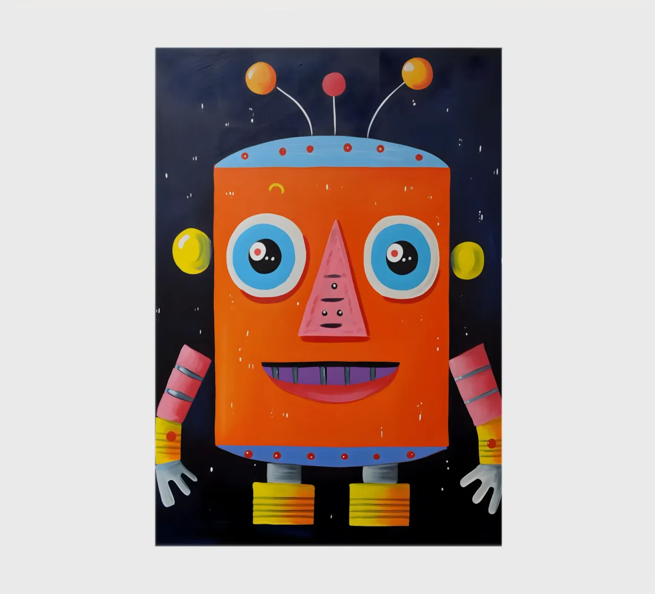 Kosmischer Roboter Notizbuch von KidzStudio