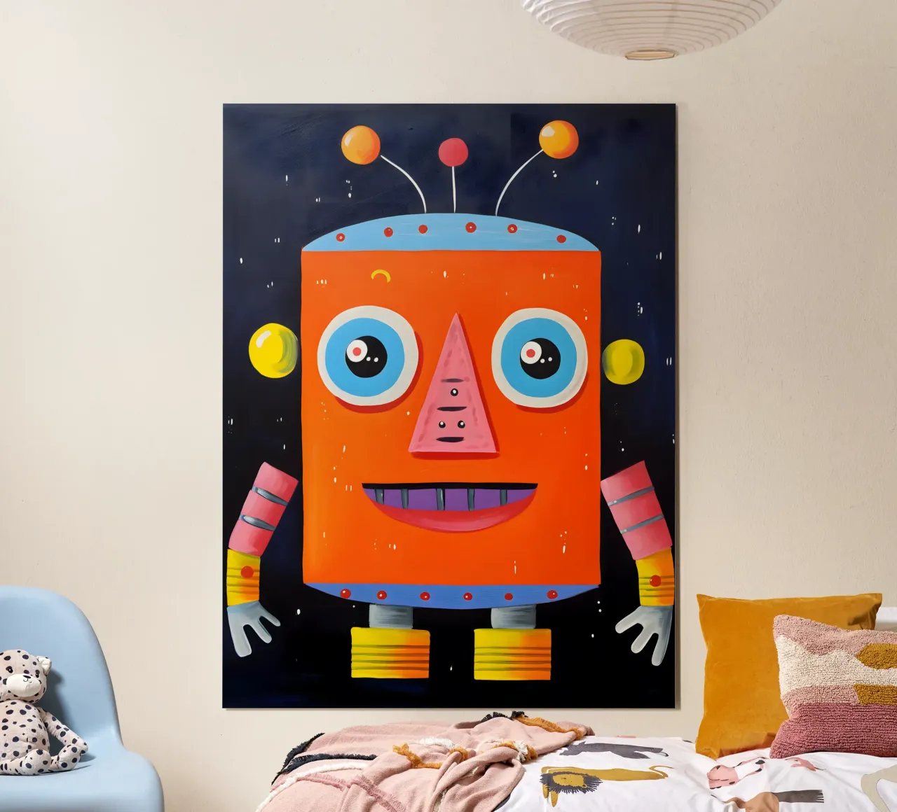 Robot cósmico hahnemühle de KidzStudio