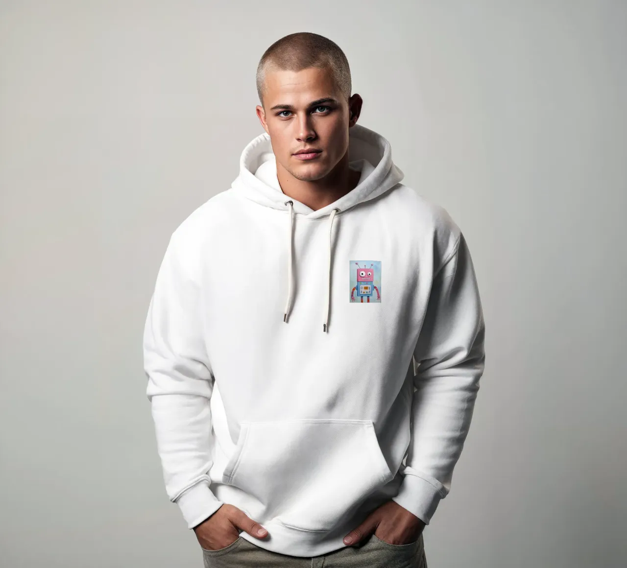 Playful Robot hoodie by KidzStudio